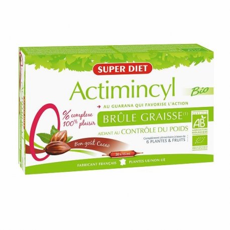SUPER DIET - ACTIMINCYL BIO - BRULE GRAISSE - 20 ampoules SUPER DIET - ACTIMINCYL BIO - BRULE GRAISSE - 20 ampoules
