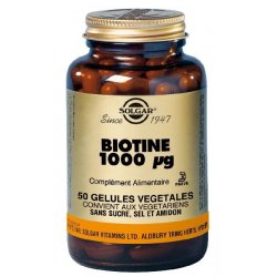 SOLGAR - BIOTINE 1000 - VITAMINE B8