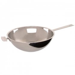 POELE WOK INOX BAUMSTAL 28 cms