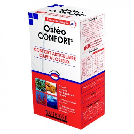 OSTEO CONFORT - 60 COMPRIMES - CONFORT ARTICULAIRE ET OS - NUTRIGEE