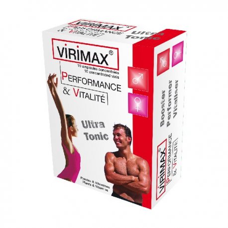 VIRIMAX ULTRA TONIC - 10 AMPOULES - HOMME ET FEMME - NUTRIGEE