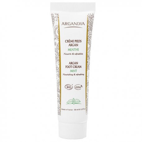 Crème Pieds Menthe 30ml - Argandia