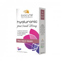 Hyaluronic Jour Nuit 270 mg Biocyte - Peau mature repulpée - 30 cps + 30 gél.