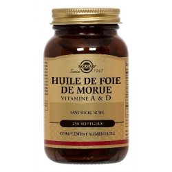 SOLGAR - HUILE DE FOIE DE MORUE 250 gélules