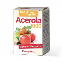 Nat & Form acérola 1000 vit C - 30 comprimés