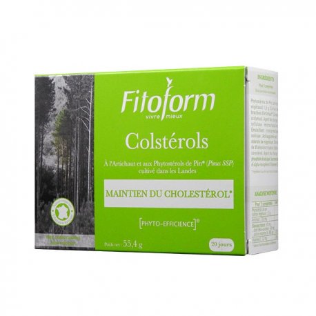 Colstérols - 60 comprimés - Cholestérol - Fitoform