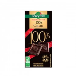 Chocolat Noir Dégustation 100% de Cacao Bio - Bonneterre