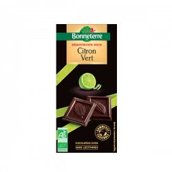 Chocolat Noir citron vert bio - Bonneterre