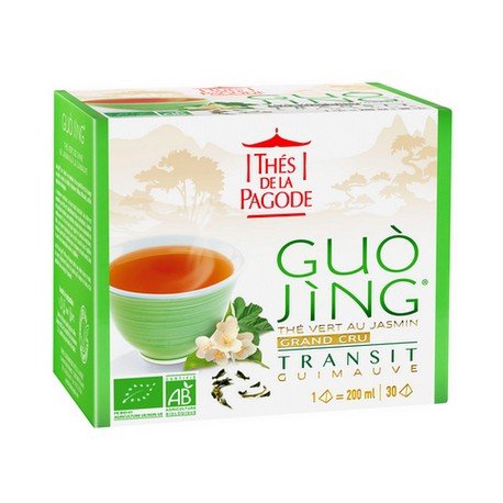 Thé vert au Jasmin Guo Jing 30 infusettes Thés de la Pagode