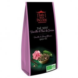Thé Vert Vanille et Fleur de Cerisier 100g - Thés de la Pagode