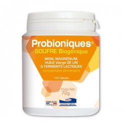 Probioniques Soufre Biogénique 120 gélules - Labo Santé Silice