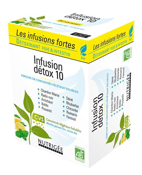 Nutrisanté Infusion Bio Foie Et Intestin 20 Sachets