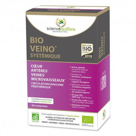 Bio Veino systémique cure 15 jours 60cps - Sciencequilibre