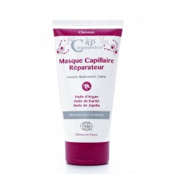 Masque capillaire réparateur bio 150ml - Cap Cosmetics