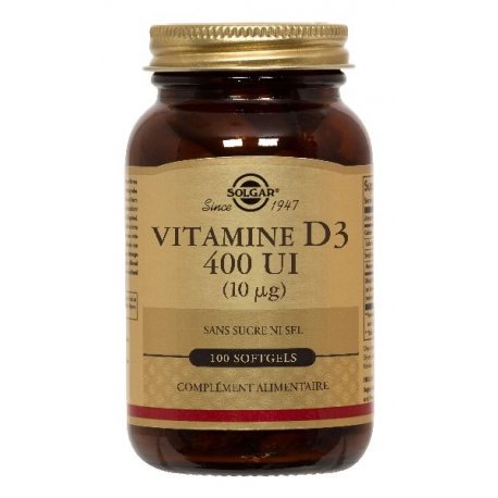 SOLGAR - VITAMINE D3 en 100