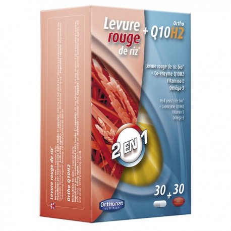 ORTHONAT - LEVURE ROUGE RIZ Q10H2 30+30gls