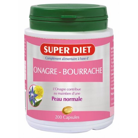 SUPER DIET - ONAGRE BOURRACHE 200 capsules