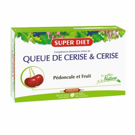 SUPER DIET - QUEUE DE CERISE ET CERISE - 20 amp