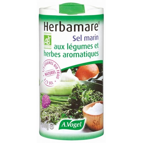  A. VOGEL - HERBAMARE -SEL MARIN AUX LEGUMES ET HERBES AROMATIQUES 500 g- BIOFORCE 