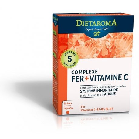 DIETAROMA - COMPLEXE FER + VITAMINE C B2 B5 B6 B9