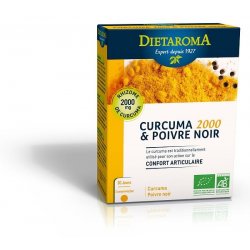 DIETAROMA - CURCUMA 2000 ET POIVRE NOIR CONFORT ARTICULAIRE